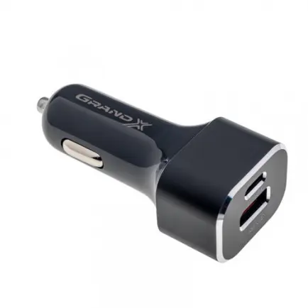 Автомобильное зарядное устройство Grand-X (1хTypeC, 1хUSB3.1)