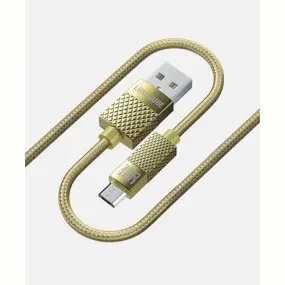 Кабель Luxe Cube Premium USB-microUSB, 1м, золотистый (8889986489885)