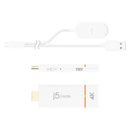 Беспроводной адаптер дисплея ScreenCast J5create 4K до 15м (JVAW76-N)