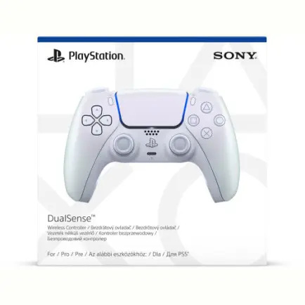 Геймпад беспроводной Sony PlayStation 5 DualSense Chrome Pearl (1000050600)