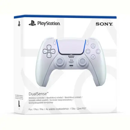 Геймпад беспроводной Sony PlayStation 5 DualSense Chrome Pearl (1000050600)