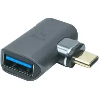 Адаптер PowerPlant USB Type-C - USB (M/F)