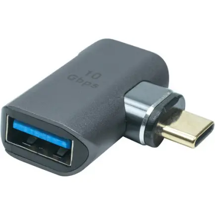Адаптер PowerPlant USB Type-C - USB (M/F)