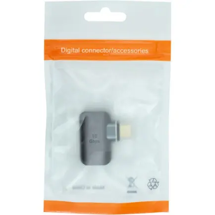 Адаптер PowerPlant USB Type-C - USB (M/F)