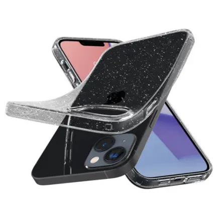 Чeхол-накладка Spigen Liquid Crystal Glitter для Apple iPhone 14 Crystal Quartz (ACS05034)