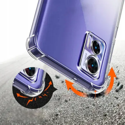 Чохол-накладка BeCover Anti-Shock для Motorola Edge 50 Fusion Clear (712307)