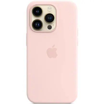 Чохол-накладка Apple Silicone Case with MagSafe для Apple iPhone 14 Pro Max Chalk Pink (MPTT3)
