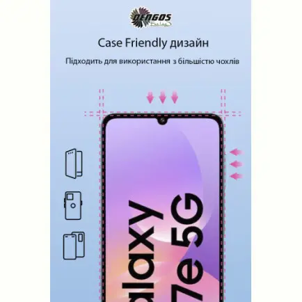 Захисне скло Dengos для Samsung Galaxy M17/M17e Black Full Glue (TGFG-441)