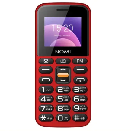 Мобильный телефон Nomi i1820 Dual Sim Red