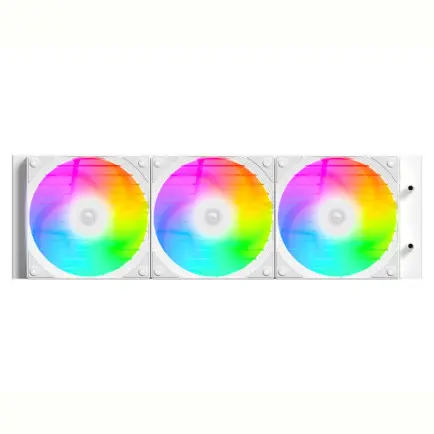 Система водяного охлаждения ID-Cooling FX360 INF White, Intel: 1851/1700/1200/1151/1150/1155/1156, AMD: АМ5/АМ4, 396х120х27 мм, 3-pin ARGB/4-pin PWM