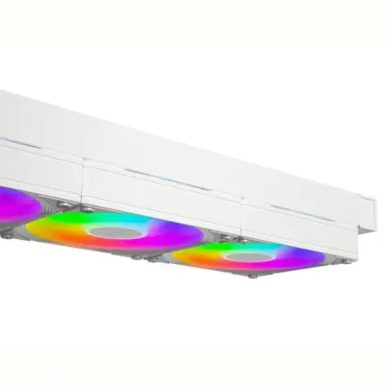 Система водяного охлаждения ID-Cooling FX360 INF White, Intel: 1851/1700/1200/1151/1150/1155/1156, AMD: АМ5/АМ4, 396х120х27 мм, 3-pin ARGB/4-pin PWM
