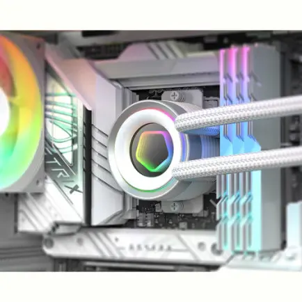 Система водяного охлаждения ID-Cooling FX360 INF White, Intel: 1851/1700/1200/1151/1150/1155/1156, AMD: АМ5/АМ4, 396х120х27 мм, 3-pin ARGB/4-pin PWM
