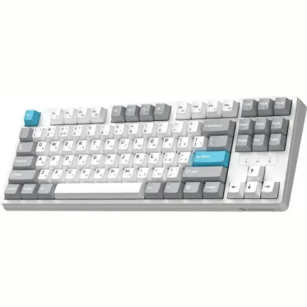 Клавіатура бездротова GamePro Asgard Ragnar Keychron Super Red Switch White (MK285WH)