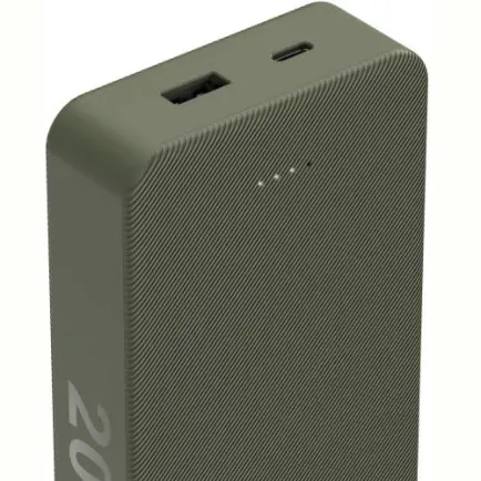 Універсальна мобільна батарея Hama 20000mAh 15W Green (00201716)