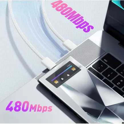 Мережевий зарядний пристрій Essager Vanjane 20W USB-C White (EFJB02-JSTT2-T)